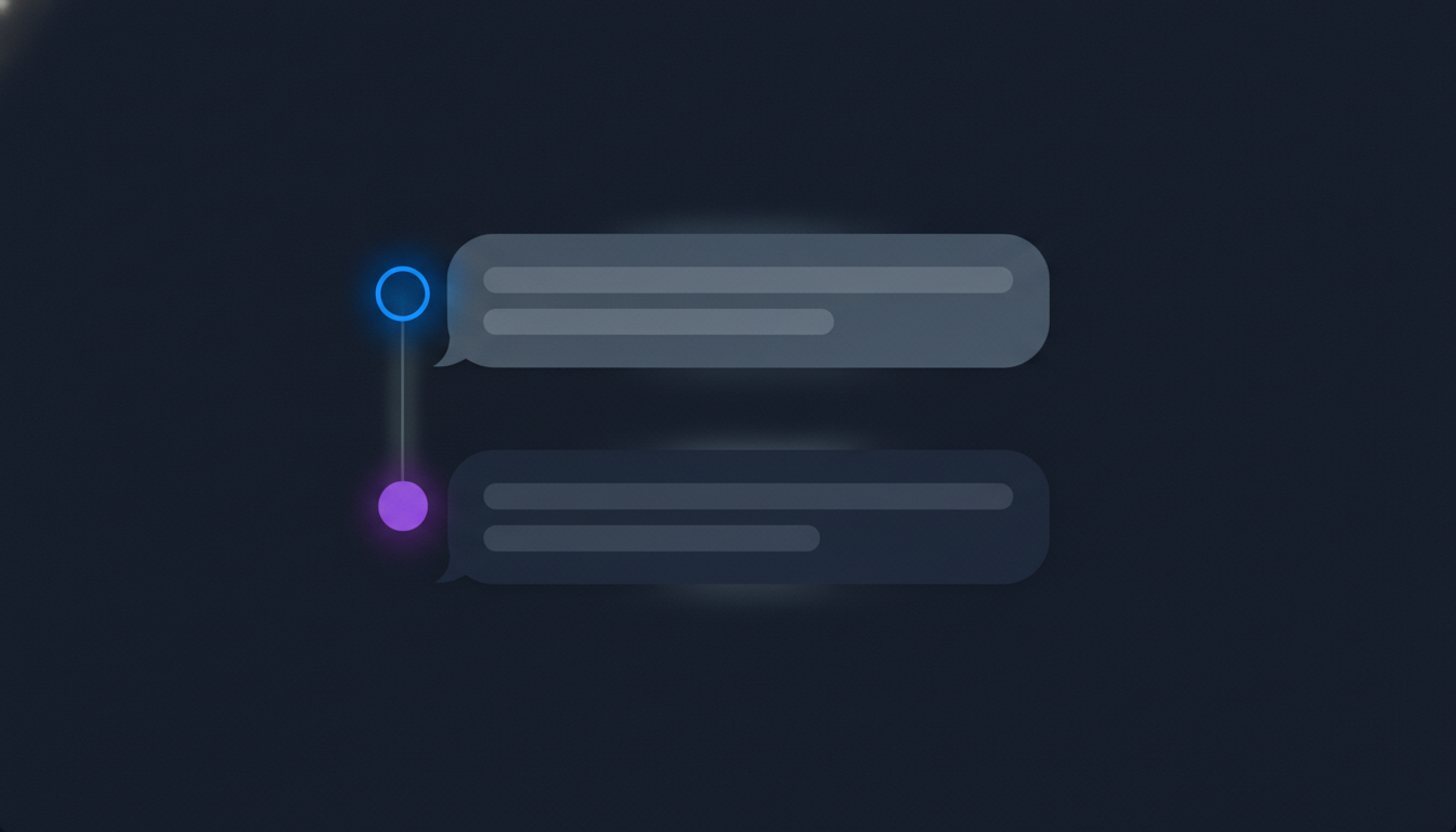 question and answer thread in a slack ticketing system